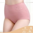 thumbnail image 3 of Popvcly Women's Cotton Underwear High Waist Stretch Briefs Soft Underpants Breathable Ladies Panties, 3 of 8