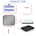 thumbnail image 3 of ARTeefy HP3 12" x 10" Portable Heat Press Machine for T-Shirts, Sublimation and HTV Vinyl, Purple, 3 of 7