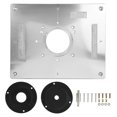 thumbnail image 1 of Yosoo 300mm x 235mm x 9.5mm DIY Router Table Insert Plate and Insert ring Woodworking, DIY Woodworking, Router Table Insert Plate, 1 of 8
