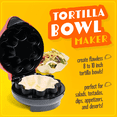 thumbnail image 4 of Taco Tuesday Electric Tortilla Bowl Maker for 8 to 10 Inch Tortillas, Non-stick, Red, 4 of 6