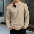 thumbnail image 2 of Kalauyu Long Sleeve Henley Shirts for Men Casual Waffle Thermal Fashion Pullover 3-Button T-Shirt, 2 of 9