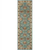 2 ft. 3 in. x 7 ft. 3 in. Timeless Abbasi Traditional Runner Area Rug - Light Blue