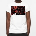 thumbnail image 3 of Valentine's Day Classic White 100% Cotton T-shirt - Unisex Summer Essential for Casual Wear - Soft Comfortable Tee for Men and Women - Lightweight Breathable Fabric, 3 of 5