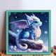 thumbnail image 2 of Hilo Algodón Bordado Punto Cruz Pterodáctilo Invierno Con 18CT 30x30cm, 2 of 9