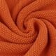 thumbnail image 4 of suaves reversibles lanza una cálida manta de suéter de ganchillo para viaja naranja Yotijar Mantas de cubierta de sofá para el hogar, 4 of 9