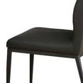 thumbnail image 3 of Benjara Chair with Faux Leather and Sleek Metal Legs, Gray, 3 of 5