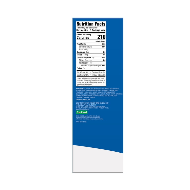 Frankford, OREO¬Æ Milkshake Kit, Net weight 1.55 oz, with Mix and