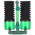 thumbnail image 4 of Double Sponge Filter Submersible Foam Filter Fish  Foam Filter Aquarium BioChemical Double Sponge Cleaner Filter Fish  Submersible Foam Filter, 4 of 8