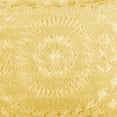 thumbnail image 4 of Better Trends 26"x 26" Euro Pillow Sham 100% Cotton Pillow Cover Medallion Design Machine Washable (Yellow) Rio Collection, 4 of 4