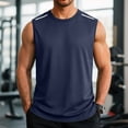 thumbnail image 5 of UAYOTSE Men's Quick Drying Mesh Thin Breathable Sweat Wicking Loose Fitting Sports Tank Top,Sizes L, 5 of 7
