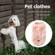 thumbnail image 4 of Chaleco de suéter para perros Ropa de abrigo de dibujos animados de vellón de doble cara para el hogar (Rosa M) Tmvgtek Para estrenar, 4 of 5