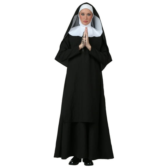 Plus Size Deluxe Nun Costume