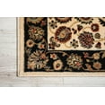 thumbnail image 5 of Nourison Delano Traditional Ivory/Black 2' x 3' Area Rug, (2x3), 5 of 6