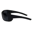 thumbnail image 4 of Mens Rubberized Matte Plastic Side Wind Breaker Plastic Warp Sunglasses, 4 of 4