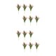 thumbnail image 1 of Advancent 6 plantas artificiales de aspecto realista, regalo para decoración del hogar, elegante paquete de hierbas de plástico rojo rojo 2Conjunto, 1 of 6