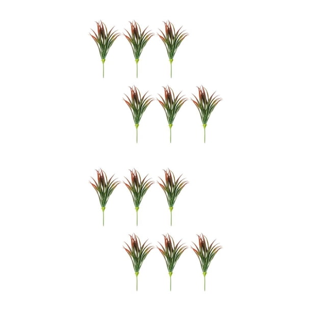 Paquete de 6 Pastos Artificiales Naiovety Rojo 2Conjunto