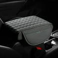 thumbnail image 2 of JOGZMZ Car Center Console Cover Pad Leather Auto Armrest Cover Car Armrest Box Mat with Added Storage Bag Personalized Classic Elbow Pad Arm Cushion Pads for SUV Truck, 2 of 8