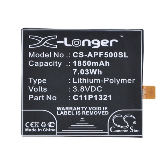 1850mAh C11P1321 Battery for Asus PadFone E A68M