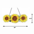 thumbnail image 6 of RADIANCE goods Floral-Style Stained Glass Window Panel 22" Wide, 6 of 6