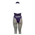 thumbnail image 3 of Gibobby Conjunto ropa interior mujer Ropa De Dormir Ropa De Dormir Mujer Cuello En V Bordado Encaje Lencería Lenceria China Gifts Lenceria Sexy Mujer(Morado, CH), 3 of 5
