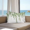 thumbnail image 4 of Outdoor Pillow Cover Watercolor Green Leaf Set of 2 Waterproof Throw Pillowcases Eucalyptus Leaves Decorative Patio Furniture Pillows for Couch Garden Indoor & Outdoor Use, 4 of 9