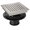 Brushed Nickel, variant on 2024 New Shower Drain, Linear Shower Drain 304 Stainless Steel High Flow Shower Drain Kit with Grate Removable, Adjustable Leveling Feet, Rectangular Shower Drain