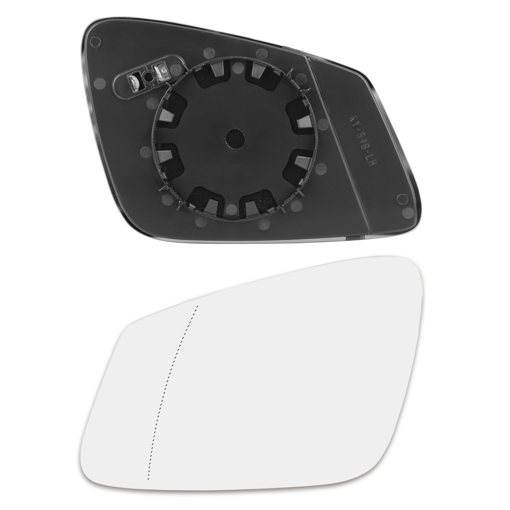 Unique Bargains Mirror Glass Heated with Backing Plate Driver Side Rearview Mirrors