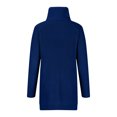 thumbnail image 7 of YUGYXL Women's Turtleneck Sweaters Slouchy Knit Chunky Sweater Fall Winter Fashion Cable Weaving Long Sleeve Pullover Dark Blue XXL, 7 of 7