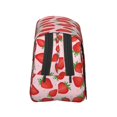 thumbnail image 3 of Disketp Strawberries Estuche de Lápices de Doble Capa con Tapa Abatible y Cremallera, Organizador Escolar para Adolescentes y Adultos, 3 of 7
