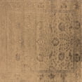 thumbnail image 1 of Ahgly Company Indoor Square Oriental Brown Industrial Area Rugs, 4' Square, 1 of 4