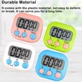 thumbnail image 1 of Becaristey Kitchen Timer Mini Digital Electronic Timing Tools Square Alarm Clock Restaurant Cooking Baking Study Sports Games Green, 1 of 6