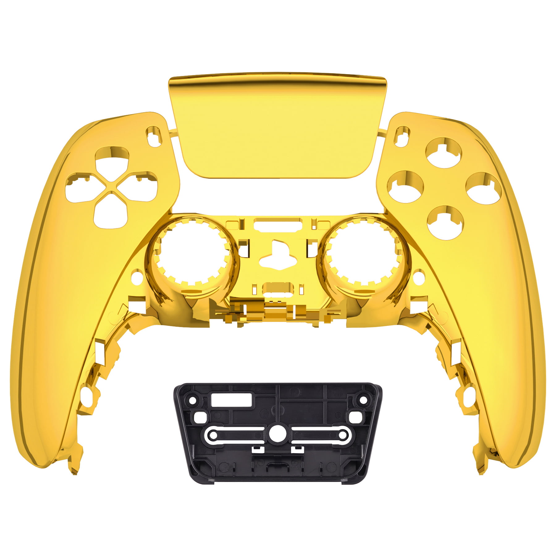 Glossy Chrome Gold Front Shell For PS5 Controller – Extremerate