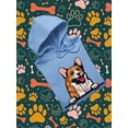 thumbnail image 3 of Color Corgi Peeking Hoodie Men -Image by Shutterstock, Male XX-Large, 3 of 4
