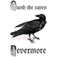 thumbnail image 2 of Deep Red Cling Stamp 3"X2"-Quoth The Raven , Pk 3, Deep Red Stamps, 2 of 4