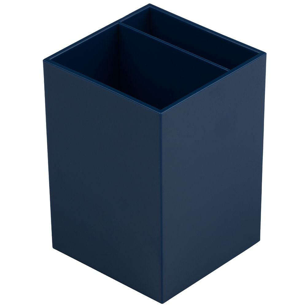 JAM Paper Desk Trio Pack, Navy Blue, Stapler, Tape Dispenser & Pen Holder, 3 per Pack