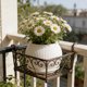 thumbnail image 4 of Macetas artificiales con platillos | Macetas decorativas de plástico para uso interior y exterior | Macetas pequeñas y medianas para suculentas y plantas de interior | Juego de 1, 4 of 6