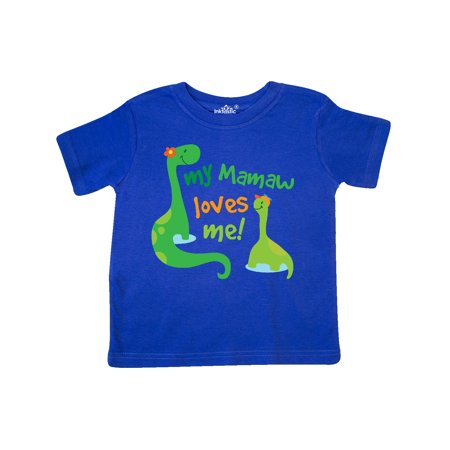 

Inktastic My Mamaw Loves Me Grandson Gift Gift Toddler Boy Girl T-Shirt