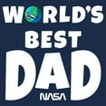 thumbnail image 2 of Mens NASA World's Best Dad T Shirt, 2 of 4
