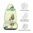 thumbnail image 4 of Wukai Avocado for Exercise Full Set Car Seat Covers with Soft Padding Universal Auto Front Seats Protector and Cushion Mat, 4 of 5