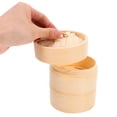 thumbnail image 2 of CIMAXIC 1 Set Handmade Bamboo Steamer Cooking Tool Kitchen Food Steamer with Lid,4.72"X3.94"X3.94", 2 of 5