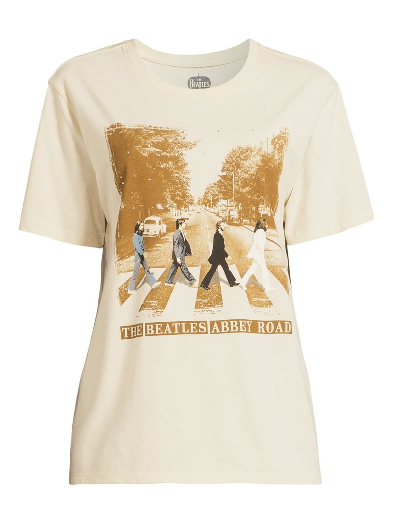 Time and Tru Women's Beatles Graphic Print T-Shirt, Sizes XS-XXXL