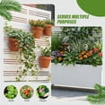 thumbnail image 5 of MAYEERTY 5 Panels Outdoor Metal Planter Box, Durable Weather-Resistant Planter, Decorative Metal Flower Box for Patio, Balcony, Garden, 5 of 8