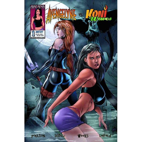 Avengelyne vs. Koni Waves #1 VF ; Arcana Comic Book