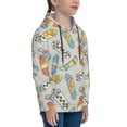 thumbnail image 3 of Picia Skateboard Pattern Youth Hoodie - Warm Pullover Sweatshirt with Kangaroo Pocket, Ideal for Boys and Girls-Medium, 3 of 6