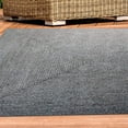 thumbnail image 3 of BNM Bohemian Indoor/ Outdoor Solid Rug, 6' x 9', Slate, 3 of 7