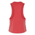 thumbnail image 2 of BELLA + CANVAS - Women's Racerback Crop Tank - 6682 - Heather Red - Size: L, 2 of 4
