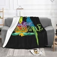thumbnail image 4 of Jimmy Buffett Margaritaville Flannel Blanket Funny Ultra-Soft Micro Warm Throw Blanket Fleece Blanket Interesting Gift 40"X30", 4 of 9