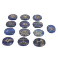 thumbnail image 3 of Rune Jadestone Stones Set 13Pcs Yoga Meditation Stone Witch Divination Healing Energy Stone, 3 of 8