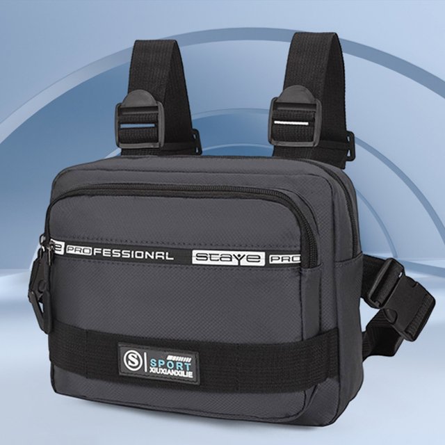 Bolsa de pecho para hombre, bolsa de pecho Oxford Molle segura, ligera para acampar al aire libre Hugtrwg Para estrenar