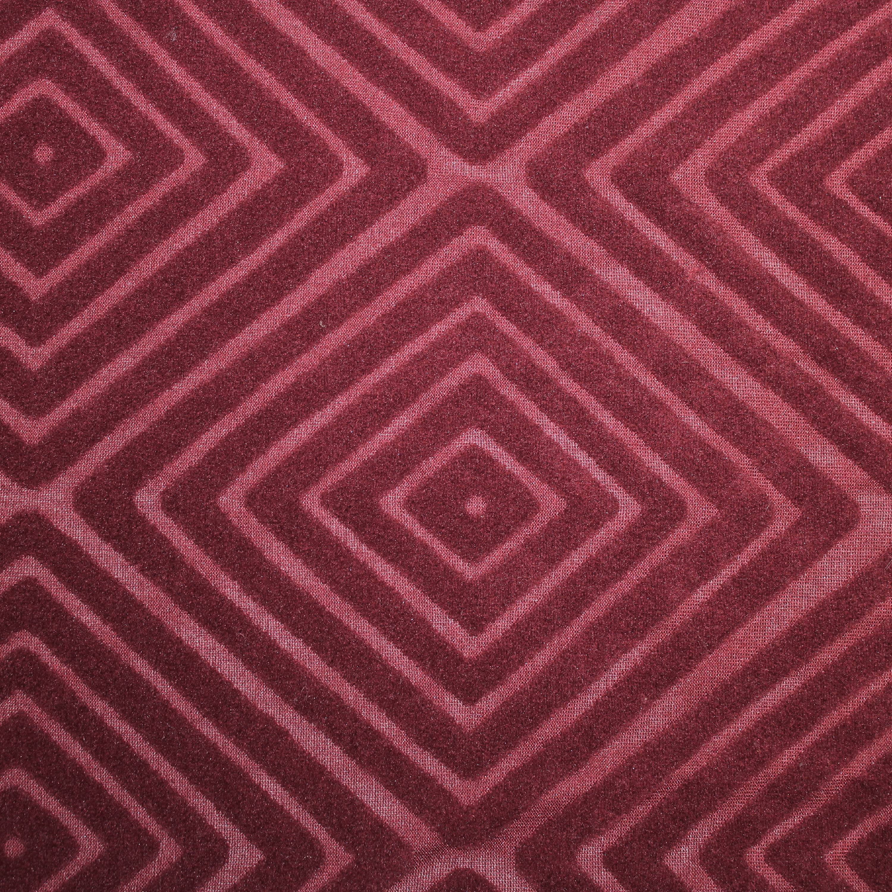 Stretch Sensations 4-Piece Stretch Shapely Diamond Jumbo Recliner Slipcover, Burgundy